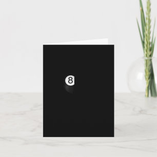 Funny Billiards Long-sleeve For 8-ll Pool Player  Card