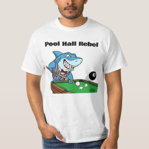 Funny Billiards Pool Hall Rebel T-Shirt