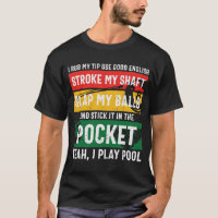 Funny Billiards Saying Retro