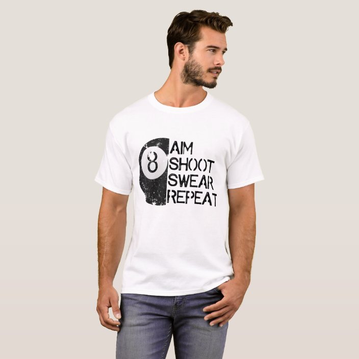 funny billiards t shirts