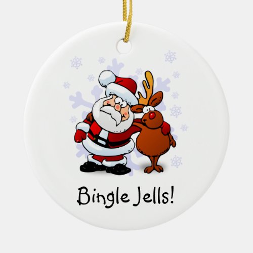 Funny Bingle Jells Christmas Holiday Ornament