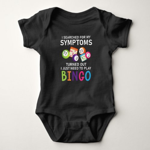 Funny Bingo Ball Bingo Gamer Baby Bodysuit