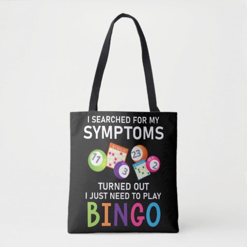 Funny Bingo Ball Bingo Gamer Tote Bag
