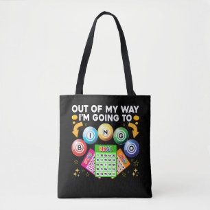 Funny Bingo Gambling Bingo Player Tote Bag