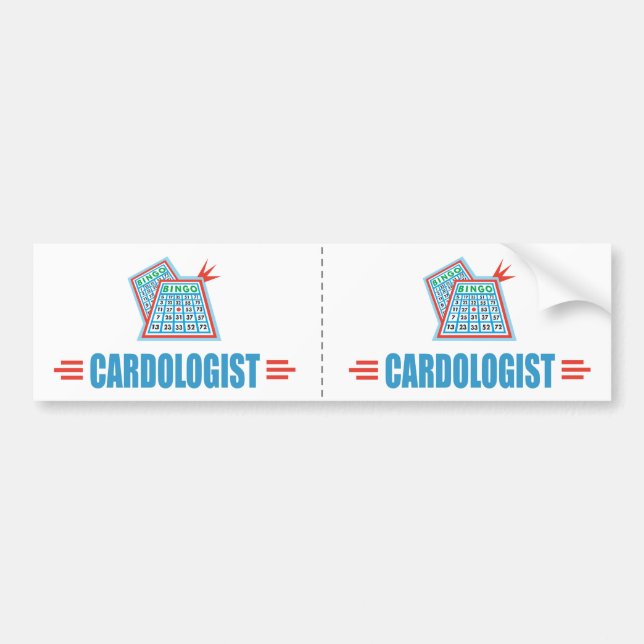 Funny Bingo Game Bumper Sticker (Front)
