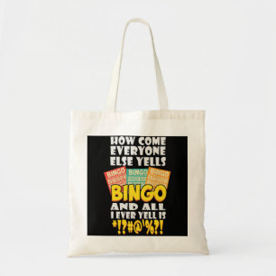 Funny Bingo Player Gift Tote Bag