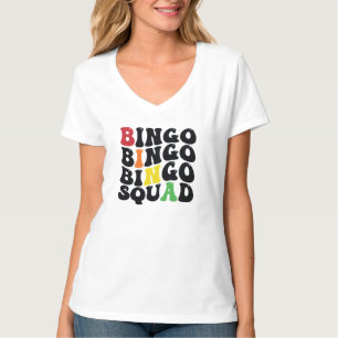 Funny Bingo squad word art  T-Shirt