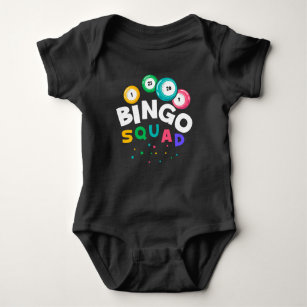 Funny Bingo Team Gambling Humor Baby Bodysuit