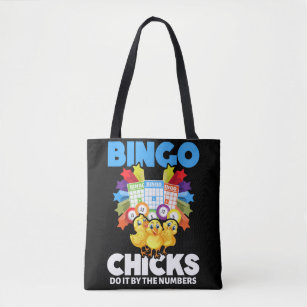 Funny Bingo Women Bingo Player Girls Tote Bag