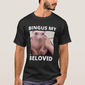 Funny Bingus My Beloved Hairless Sphinx Cat Bingus T-Shirt