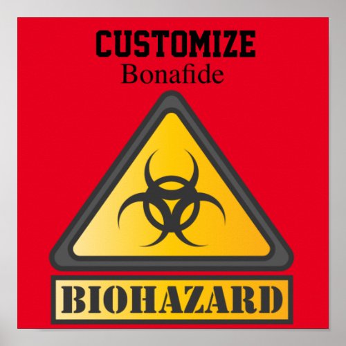 Funny Biohazard Warning Sign Thunder_Cove