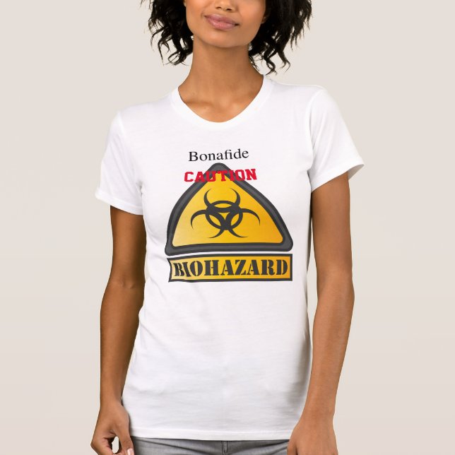 Funny Biohazard Warning Sign Thunder_Cove T-Shirt (Front)