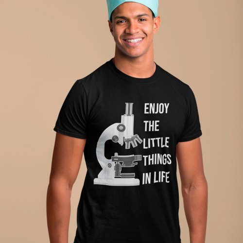 Funny Biologist Biology Microscope Laboratory T_Shirt