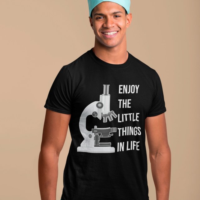 Funny Biologist Biology Microscope Laboratory T-Shirt (Creator Uploaded)