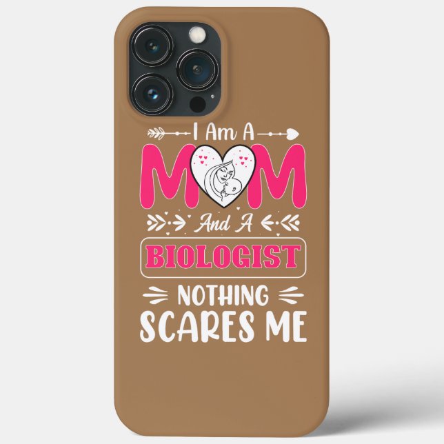 Funny Biologist Mom, Biologist Mom Funny Case-Mate iPhone Case (Back)