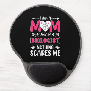 Funny Biologist Mom, Biologist Mom Funny Gel Mouse Pad