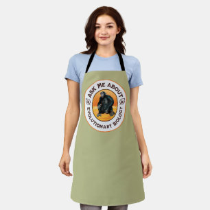 Funny Biology Teacher Evolution Humor Gift Apron
