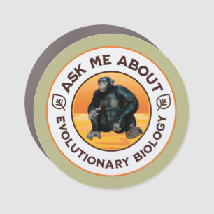 Funny Biology Teacher Evolution Humor Gift Car Magnet