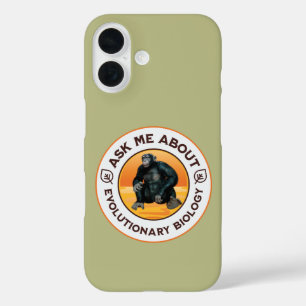 Funny Biology Teacher Evolution Humor Gift iPhone 16 Case