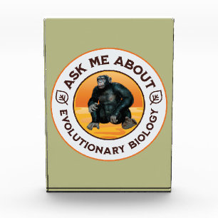 Funny Biology Teacher Evolution Humor Gift Photo Block
