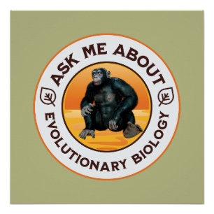 Funny Biology Teacher Evolution Humor Gift Poster