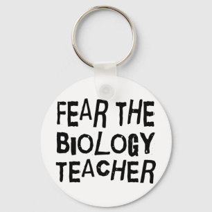 Funny Biology Teacher Keychain