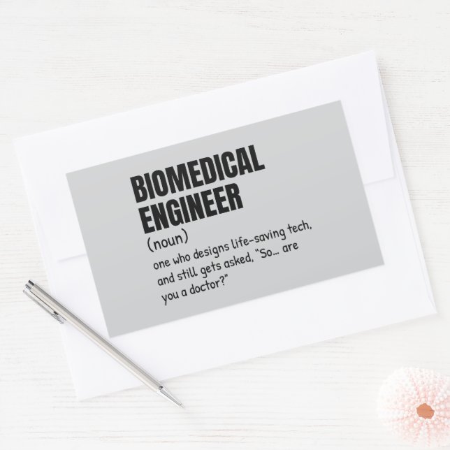 Funny Biomed Definition Sticker (Envelope)