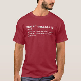 Funny Biotech Lab Technician Definition T-Shirt