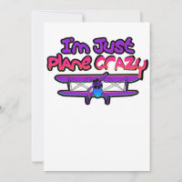 Funny Biplane Airplane