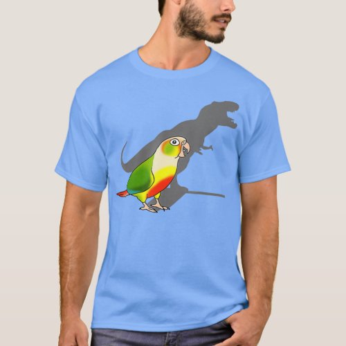 Funny Birb Memes Tre shadow Green Cheeked Conure T_Shirt