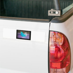 Funny Bird Art Rooster Chicken Bumper Sticker