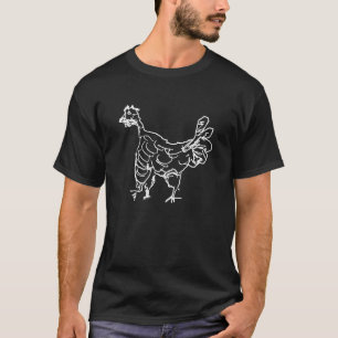 Funny Bird Art  T-Shirt