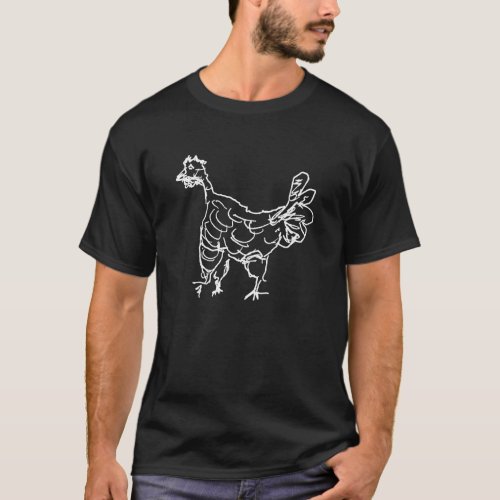 Funny Bird Art  T_Shirt