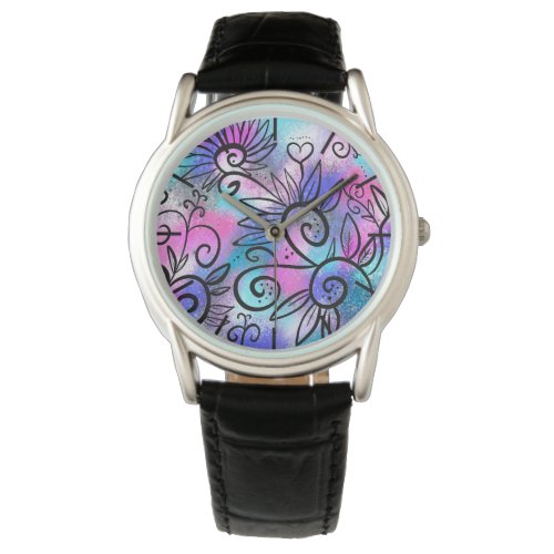 Funny bird art watch