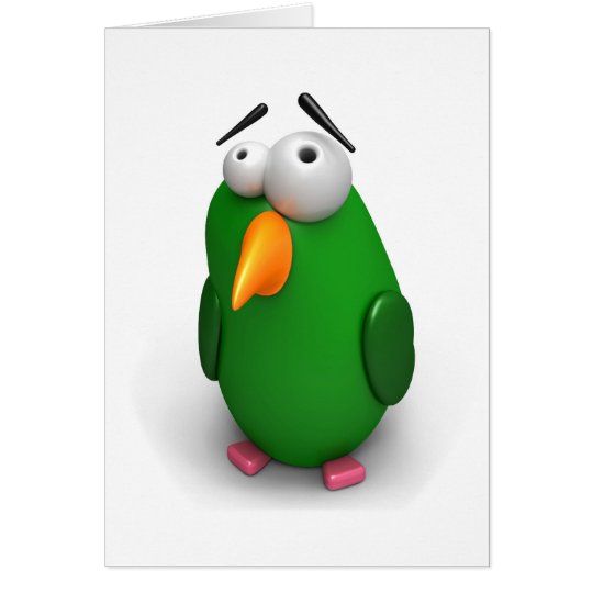 Funny Bird Card