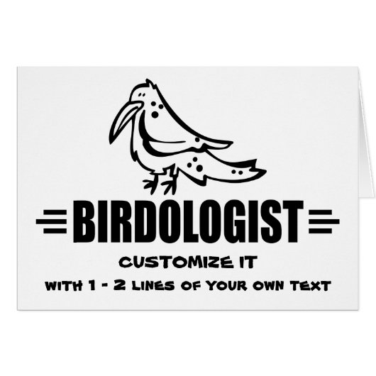 Funny Bird Cards (Front Horizontal)