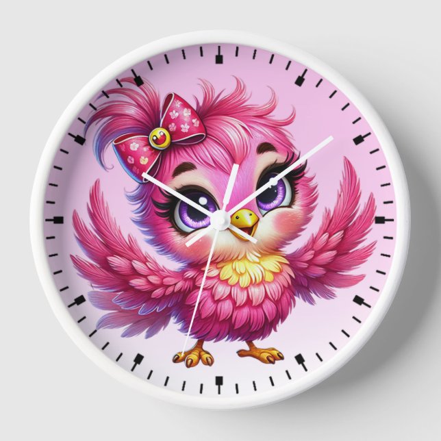 Funny Bird Cartoon Sublimation-56342 Clock (Front)