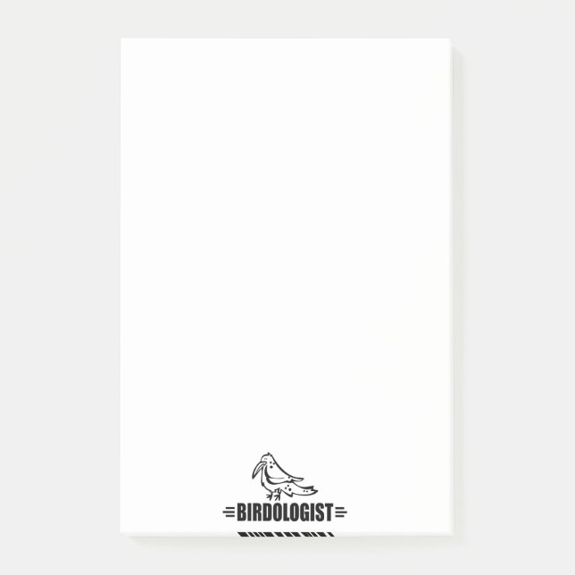 Funny Bird Lover's Post-it Notes (Front)