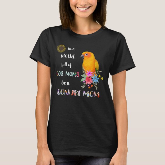 Funny Bird Mom Mother T-Shirt (Front)