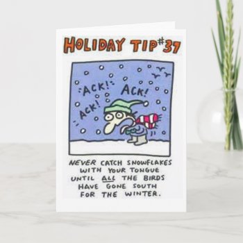 Funny Bird Poop Greeting Card by Unique_Christmas at Zazzle