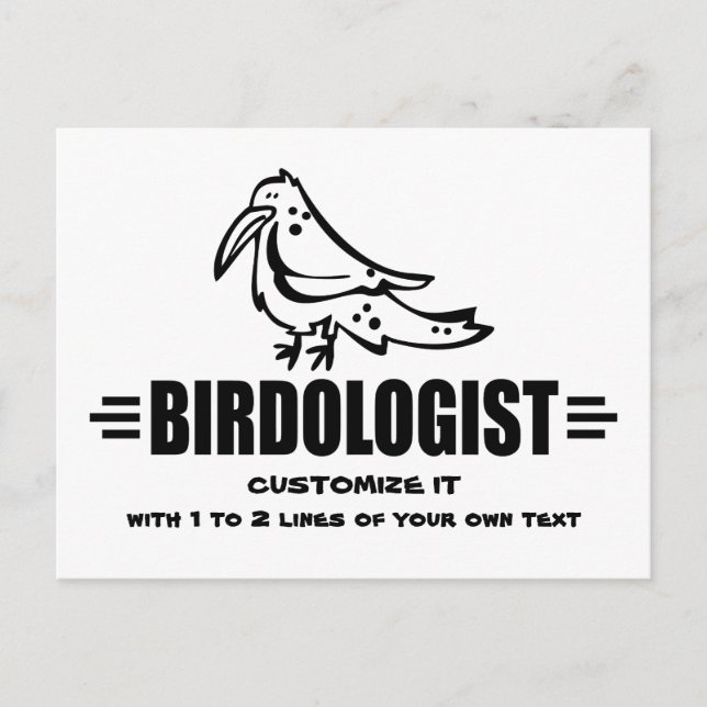 Funny Bird Postcard (Front)