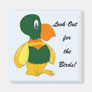 Funny Bird with Big Beak Magnet