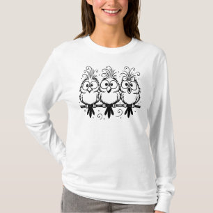 Funny Birds Cartoon-56456 T-Shirt
