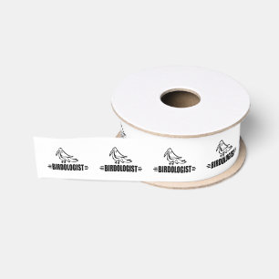 Funny Birdwatcher's Grosgrain Ribbon