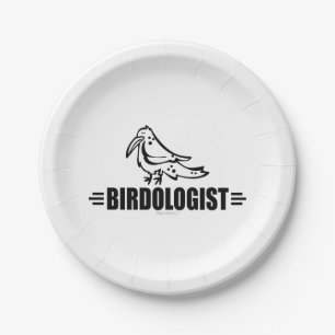 Funny Birdwatcher's Paper Plates