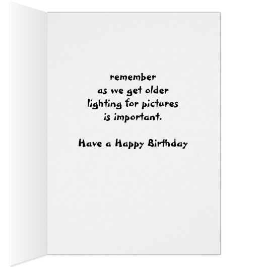 Funny Birthday Advice about Lighting from Pug Dog (Inside (Right))