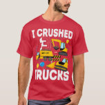 Funny Birthday Boy 3 Party Balloons Construction T T-Shirt<br><div class="desc">Funny Birthday Boy 3 Party Balloons Construction Trucks506 .</div>