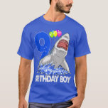 Funny Birthday Boy 9 Shark TeeWomen Celebration Gi T-Shirt<br><div class="desc">Funny Birthday Boy 9 Shark TeeWomen Celebration Gifts  .</div>