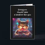 Funny Birthday Brother Dog Animal Humor Card<br><div class="desc">Everyone should have a brother like you.  I don't see why I have to be the only one to suffer</div>