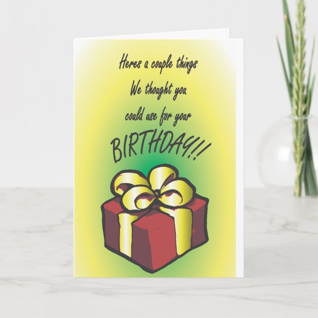Funny Birthday card (Front)